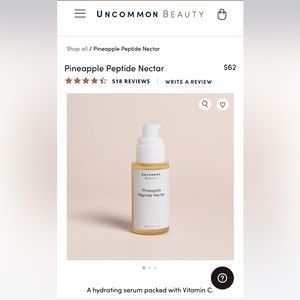 BRAND NEW Pineapple peptide nectar